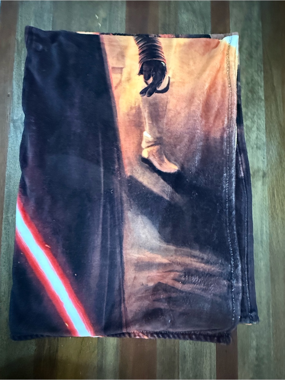 Star Wars Kylo Ren Silk Touch Throw Blanket 60x80 First Order EUC - Picture 4 of 8